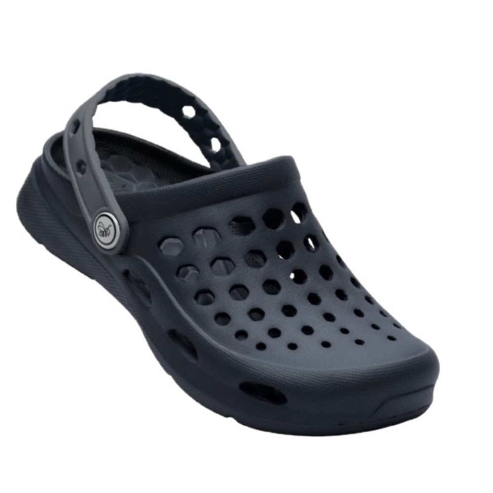 NEW Joybees Dylan Slip On Clogs Shoes Water Sandals Black Charcoal Kids' 4